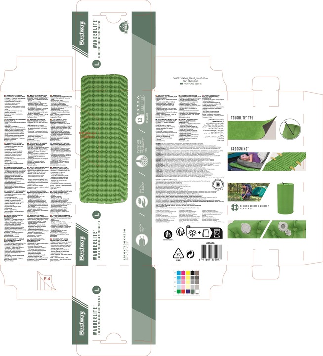 Image du produit Bestway matelas gonflable simple XL WanderLite™ 198 x 71 x 6,5 cm