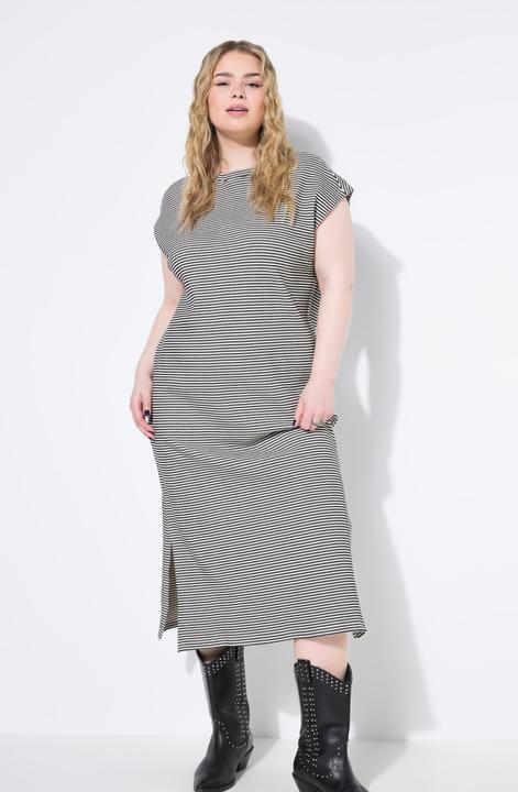 Immagine prodotto Studio Untold Abito midi in jersey dal taglio oversize con righe e spalle valorizzate (42, 44)