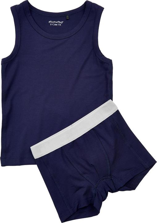 Immagine prodotto Minymo Set di biancheria intima Ragazzo Marina Scuro Gr. 128 (128)