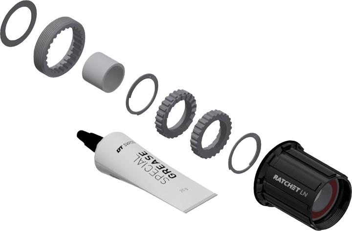 Actual product image DT Swiss Alu, 3 Pawl in Ratchet, Shimano 11S Road