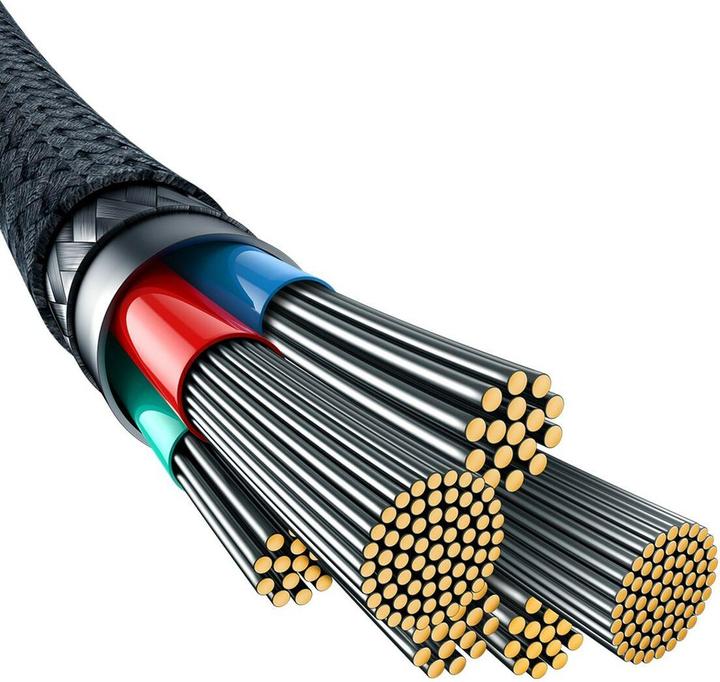 Produktbild Baseus Fast Charging Data Cable USB-C to USB-C, 100W, 1m - White (1 m, 100 W)