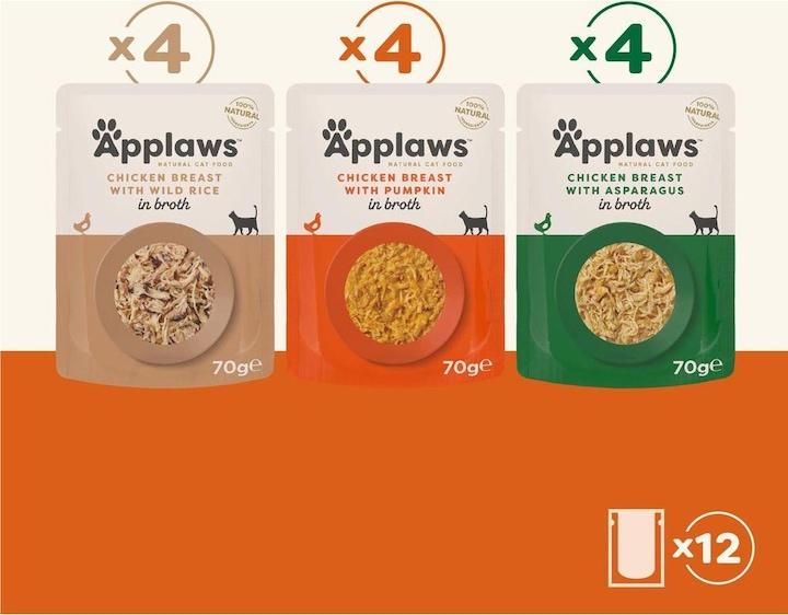 Produktbild Applaws Chicken Multipack (Adult, 12 Stk., 840 g)