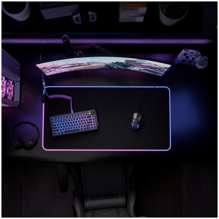 Produktbild Glorious Mouse Pad 2 GLED XXL Black (XXL)