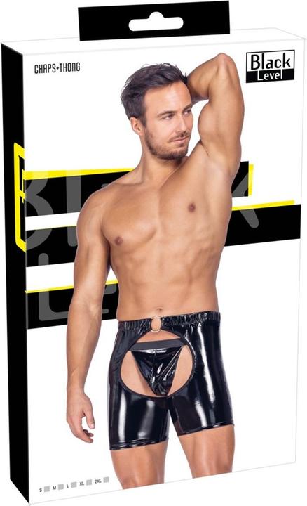 Black Level Chaps aus Lack (L)