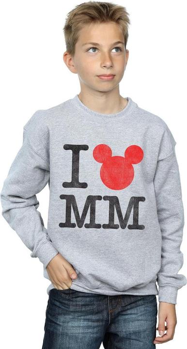 Produktbild Disney Mickey Mouse I Love Mickey Sweatshirt Jungen (140, 146)