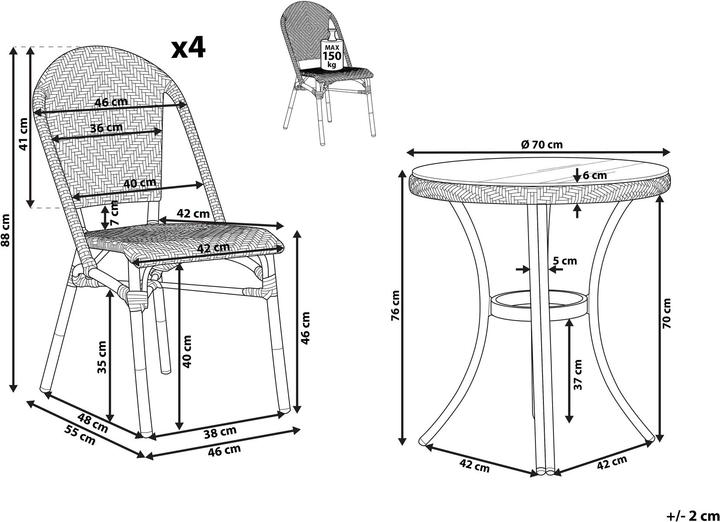 Produktbild Beliani Rifreddo