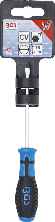 Immagine prodotto BGS Cacciavite con esagono esterno fessura 3,2 mm lunghezza lama 75 mm (Chiave a brugola)