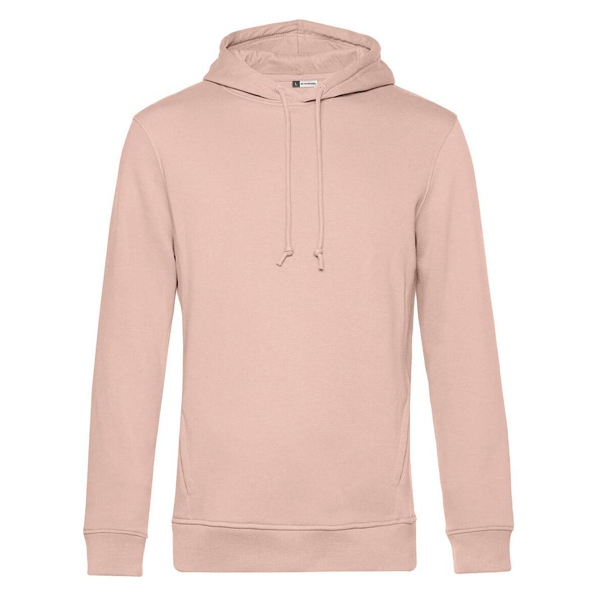 B&C, Herren, Pullover, Organic, Pink, (Xl)