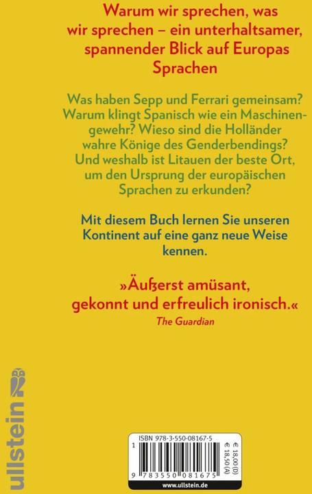 Produktbild Sprachen (Deutsch, Gaston Dorren, 2017)
