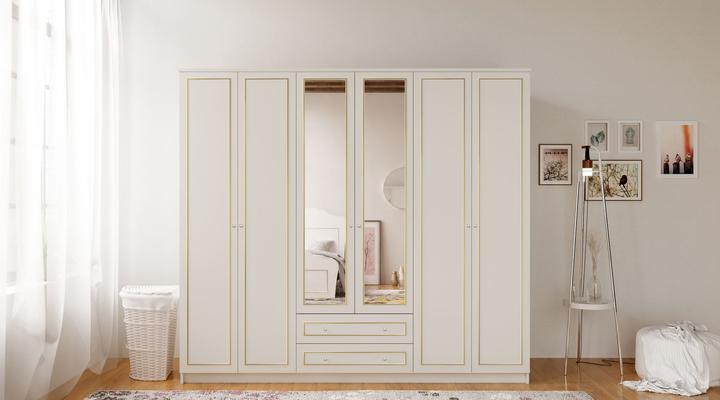 Image du produit Homitis Vistare Mirror Wardrobe (210 x 52 x 180 cm)