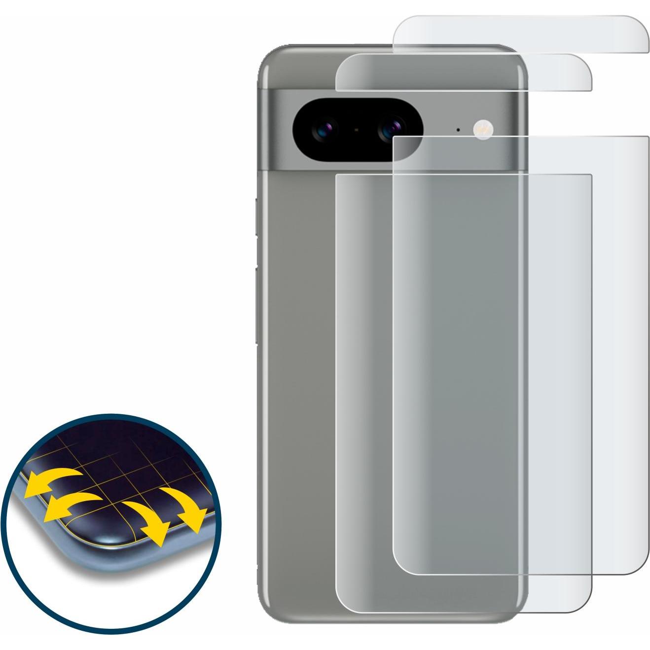 Thumbnail - BROTECT Full-Cover Displayschutz Matt (2 Stück, Google Pixel 8), Smartphone Schutzfolie, Grau
