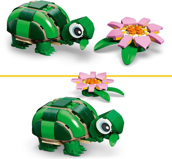 Image du produit LEGO Schildkröte mit Seerose (31377, LEGO Creator 3-in-1)