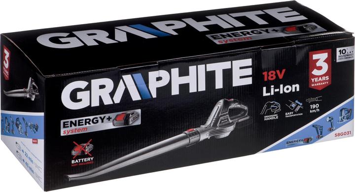 Actual product image Graphite 58G031 (Rechargeable battery operated, Leaf blower)