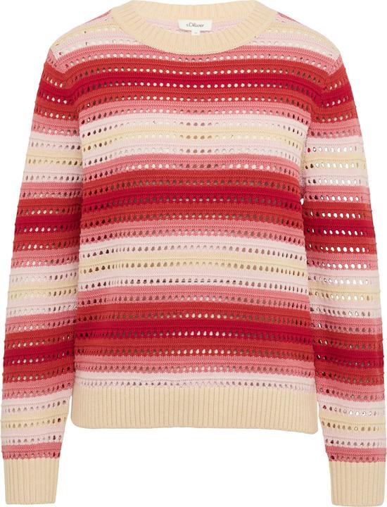 Immagine prodotto S.Oliver Strickpullover Ajour-Pullover aus Baumwollmix (36)