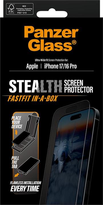 Image du produit PanzerGlass Stealth Screen Protector (1 pcs, Apple iPhone 17)