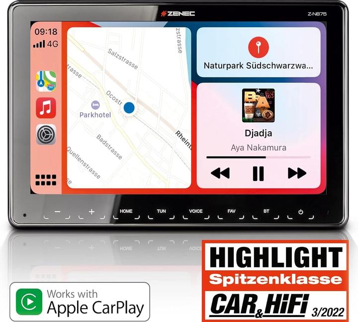Produktbild Zenec Z-N875 (Android Auto, Apple Carplay)