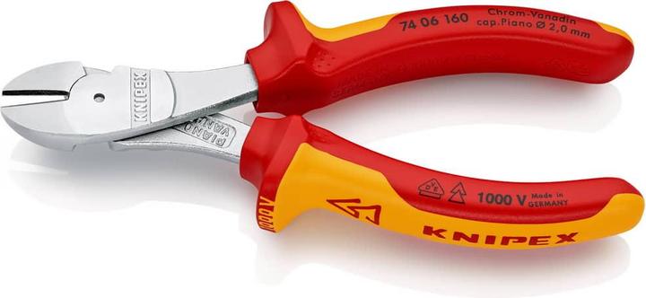 Actual product image Knipex High Leverage Diagonal Cutter 74 06 160 (160 mm)