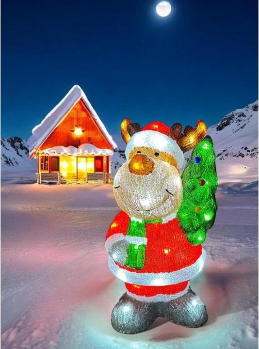 Immagine prodotto Dameco LED Outdoor Acryl Rentier 16 cm x 18