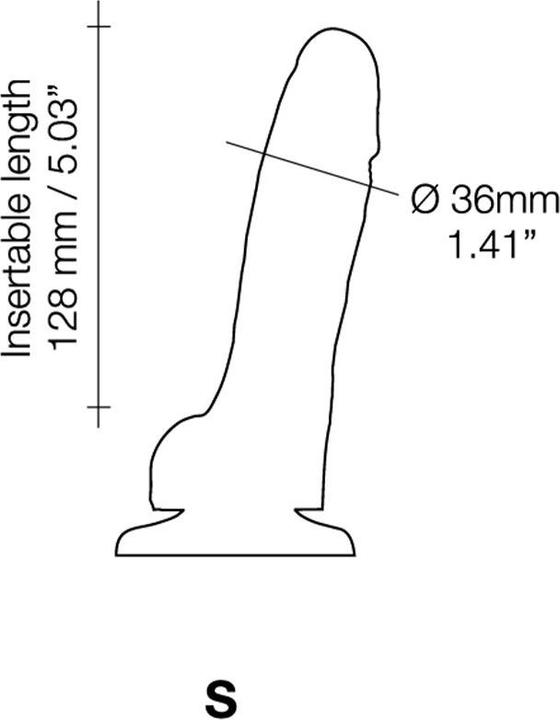 Actual product image Strap-on-me Realistic sliding dildo