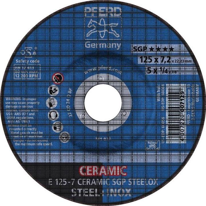 Produktbild Pferd Schruppscheibe CERAMIC SGP STEELOX