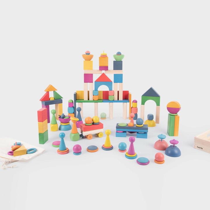 Actual product image TickiT Rainbow mega set (84 pieces)