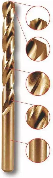 Actual product image Dedra drill for metal cylindrical cobalt 11 mm (WK11014) (11 millimetres)