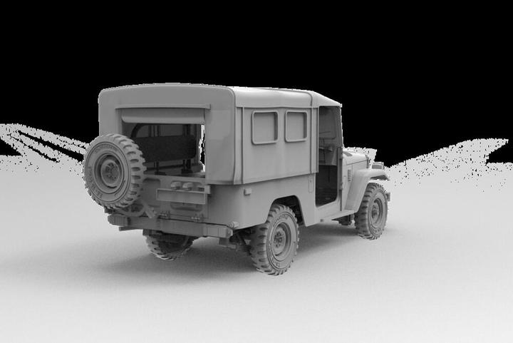 Produktbild AK Interactive 35004 FJ43 SUV w/Soft Top IDF & LAF 1:35 Plastic Model Kit