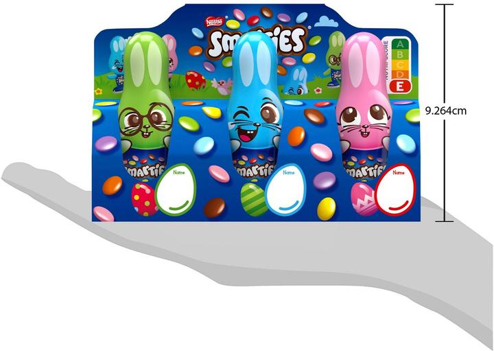 Actual product image Nestlé Smarties mini Easter bunnies (67 g)