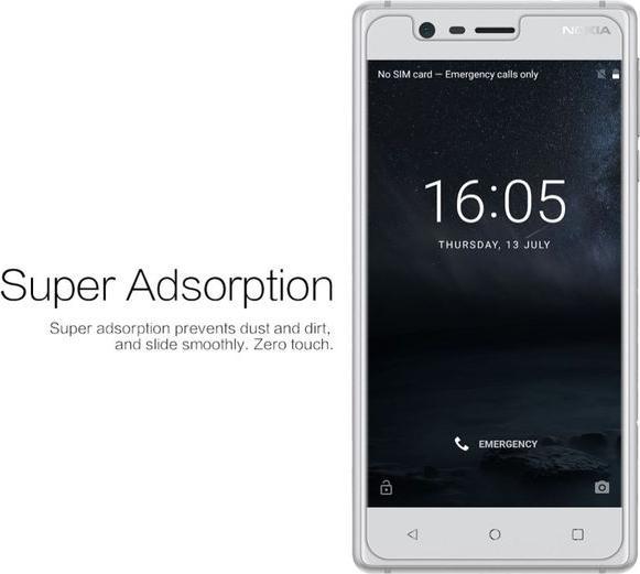 Actual product image Nillkin Super Clear Series (1 Piece, Nokia 3)