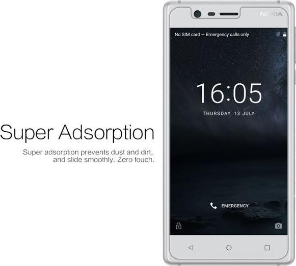 Actual product image Nillkin Super Clear Series (1 Piece, Nokia 3)