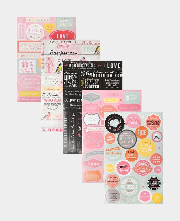 Produktbild I Am Creative Stickerbook Happiness (5 Sticker)
