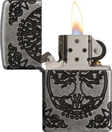 Image du produit Zippo Arbre de vie argent antique