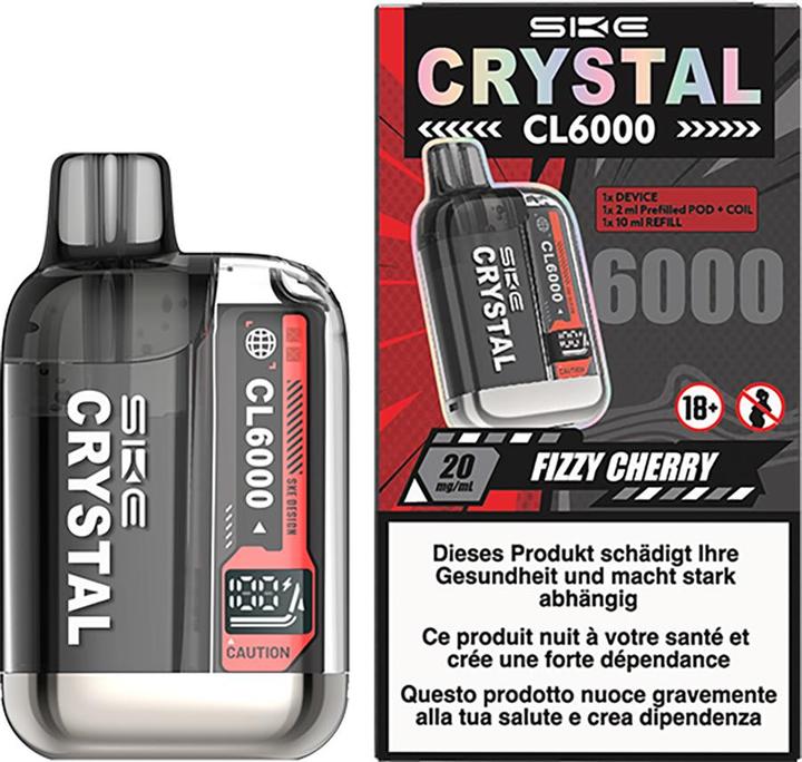 Actual product image SKE Crystal  CL6000  Fizzy Cherry (Cherry)