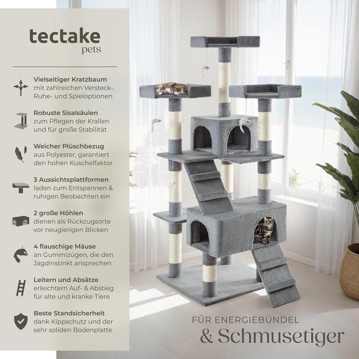 Produktbild tectake Barney (170 cm, Grau)