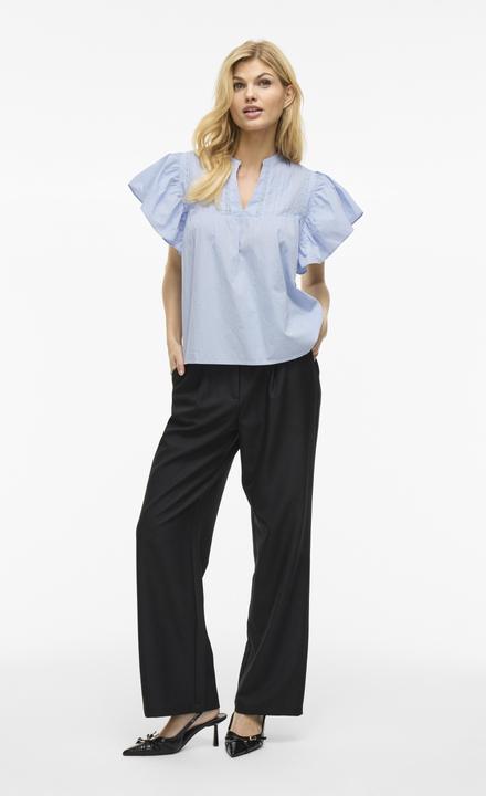 Produktbild Vila V-Ausschnitt Oberteil mit kurzen Ärmeln (34)