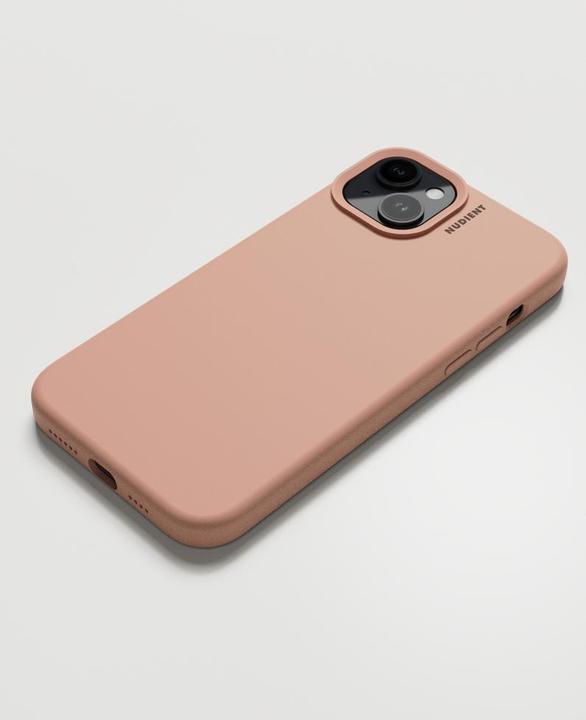 Immagine prodotto Nudient Cover posteriore Base Custodia iPhone 15 Plus Peach Orange (Apple iPhone 15 Plus)