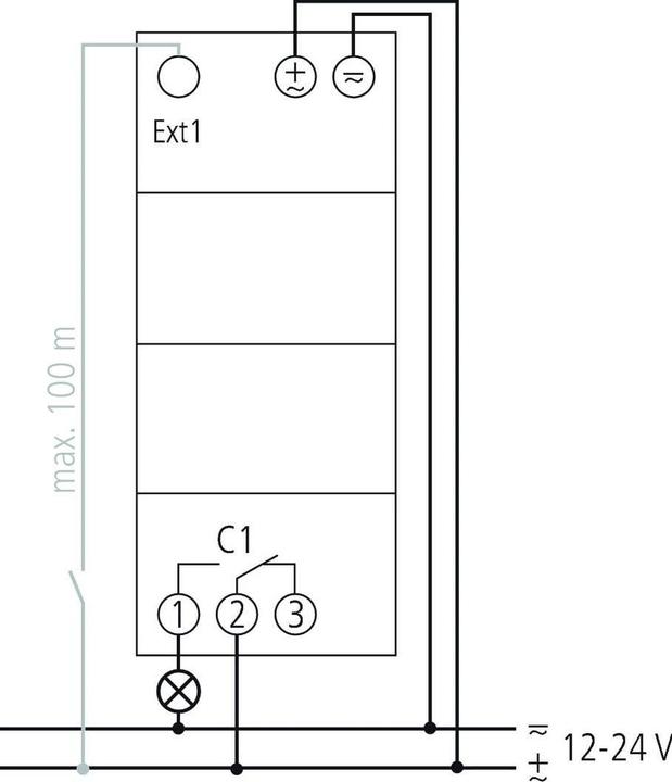 Actual product image Theben TR 611 top2 24V