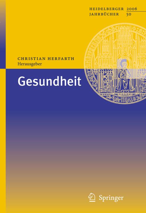 Produktbild Gesundheit (Deutsch, Christian Herfarth, 2007)