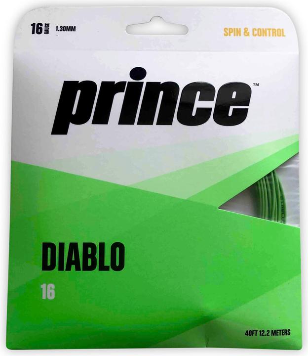 Actual product image Prince tennis strings diablo