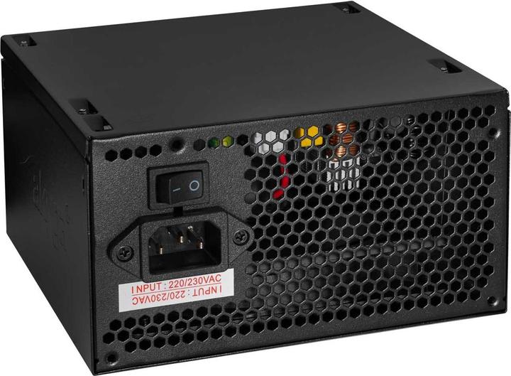 Produktbild Akyga Zasilacz ATX AK-C1-600 P4+4 2x PCI-E 6+2 pin 5x SATA 3x Molex APFC FAN (600 W)