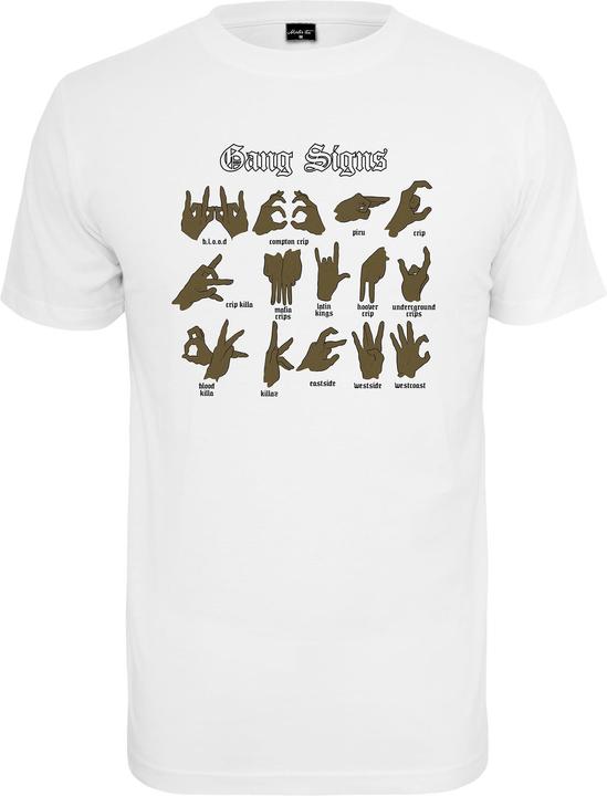 Produktbild Mister Tee Gang Signs Tee (S)