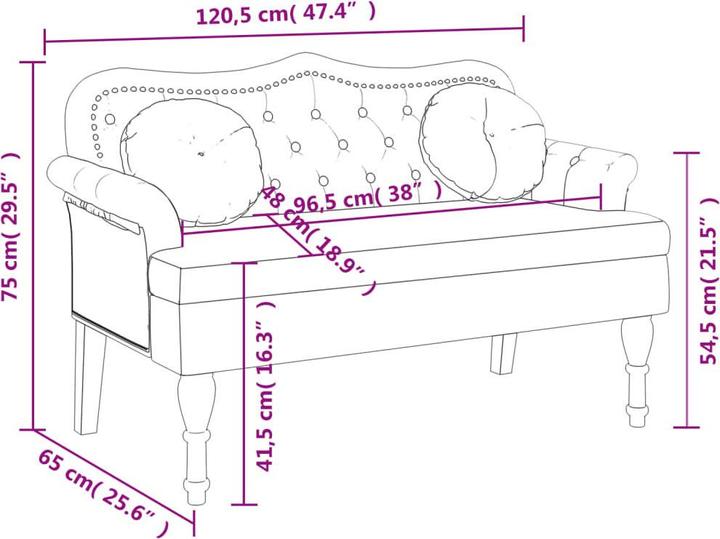 Image du produit vidaXL Hadewych (120.50 cm)