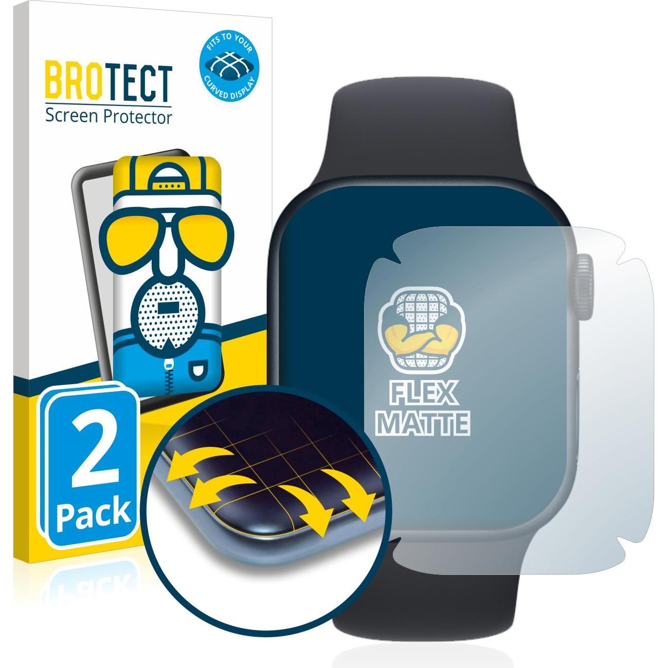 Thumbnail - BROTECT Full-Cover Displayschutz Matt, Smartwatch Schutzfolie, Grau