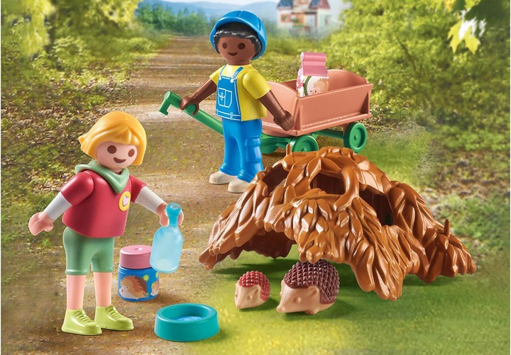 Produktbild Playmobil Pflege der Igelfamilie (71512, Playmobil My Life)