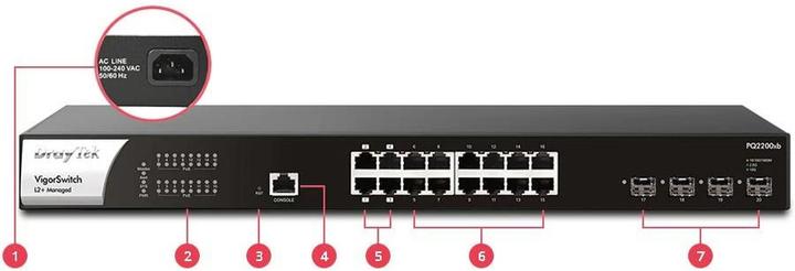 Immagine prodotto Draytek VigorSwitch PQ2200xb (20 Porti)