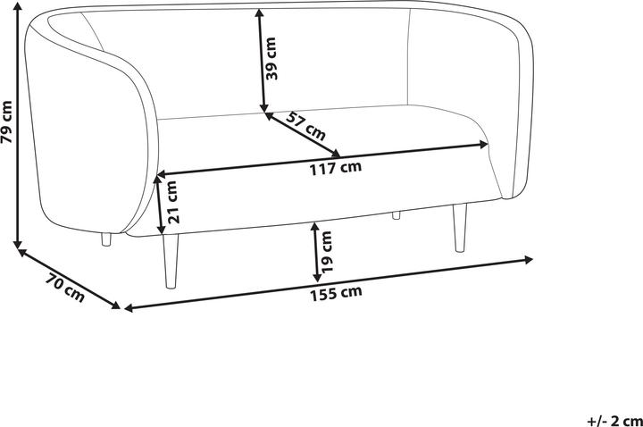 Produktbild Beliani Loen (2-Sitzer)