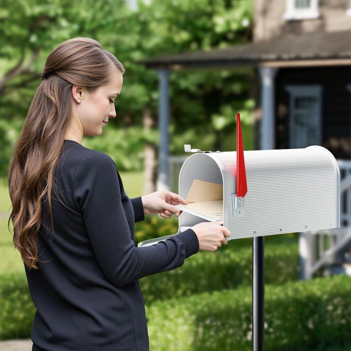 Actual product image Wiltec US Mailbox American Design Letterbox Postbox Letter Mail Post Box