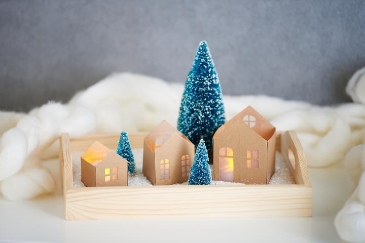 Image du produit VBS Set de pochoirs "maisons", 3 pcs.