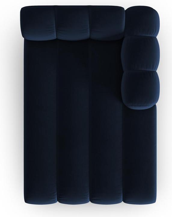 Image du produit Micadoni Velours Méridienne Droite, "Lupine", 2 Places, 117x177x70Fabriqué en Europe (Recamière)