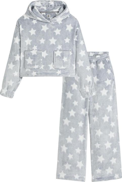 Actual product image La Redoute Collections Fleece pyjamas with star pattern (164)